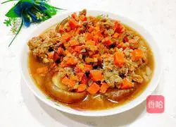 Illustration of how to steam beef tendons with mushrooms 17