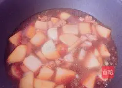 Illustration of how to make potato vermicelli stew with meat 8