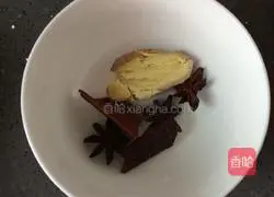 Illustration of braised pork with quail eggs 4