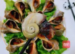 Illustration of steamed conch 5