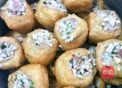 Guangxi tofu stuffed children's favorite recipe illustration 6