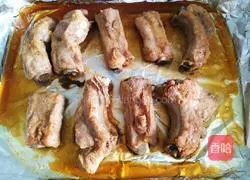 Illustration of grilled pork ribs (oven version) 12