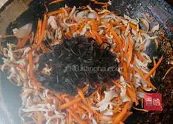 Not spicy Illustration of how to make fish-flavored shredded pork 6