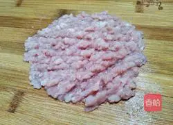 Illustration of how to make minced meat and tofu 3