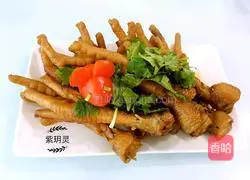 Illustration of braised chicken feet 7