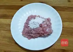 Illustration of how to make minced meat tofu 4