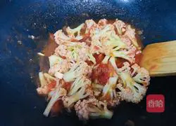 Illustration of how to stir-fry cauliflower with tomatoes 16