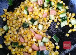 Three-color corn recipe illustration 5