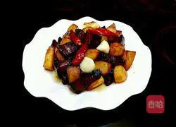 Illustration of how to cook pork belly with potatoes 14