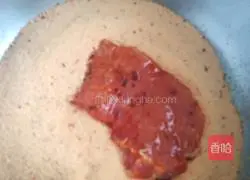 Illustration of how to make steamed pork with rice flour 6