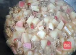 Illustration of how to make beef and radish 8