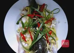 Illustration of how to make steamed fish 3