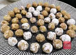 Illustration of how to make steamed bun crumbs version of fried small meatballs 8