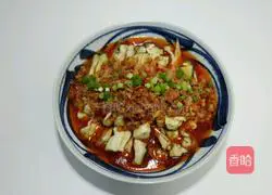 Illustration of how to drizzle eggplant with minced meat 10