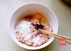 Illustration of how to make Sixi meatballs 3