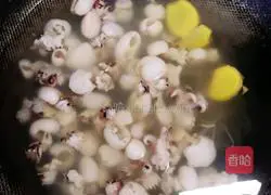 Illustration of how to make braised clams with cuttlefish larvae 2