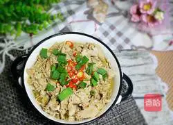 Illustration of how to cook fat sheep with mushroom and potato flour 13