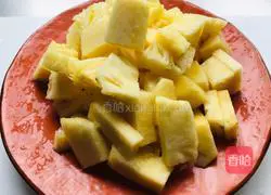 Illustration of how to make pineapple curry chicken breast 8