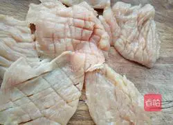 Illustration of how to make fried chicken steak 2