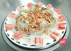 Illustration of how to make garlic vermicelli, crab fillet and steamed shrimp 6