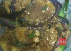 Illustration of how to make Hakka stuffed eggplant 7