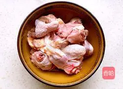 Stewed chicken with pink skin Illustration of how to do it 1