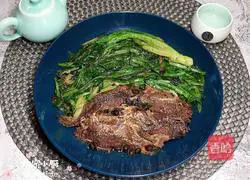 Illustration of how to make crispy fish and wheat vegetables with black bean sauce 8