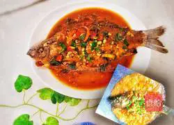 Illustration of braised crucian carp 17
