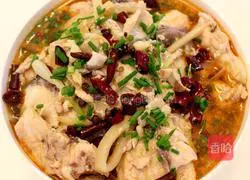 Illustration of how to make sour bamboo shoots and fish 7