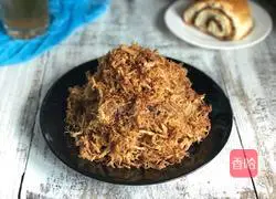 Illustration of making homemade meat floss 15