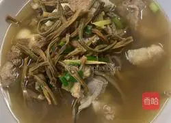 Illustration of the Recipe for Stewed Pork Ribs with Cowpeas in Casserole 9