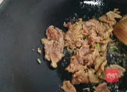 Illustration of how to make cumin meat slices and shredded radish 8
