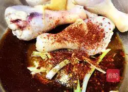 Illustration of how to make fried chicken legs 2