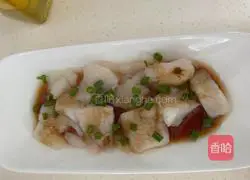 Illustration of how to make basa fish with scallion oil 5