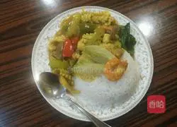 Seafood Curry Recipe Illustration 15