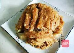 Illustration of how to make rice noodles and meat 7