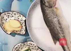 Illustration of steamed seabass 2