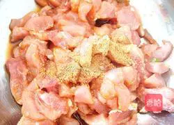 Illustration of how to make fried pork 1