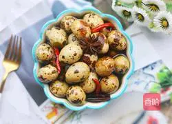 Illustration of how to make spiced braised quail eggs 13