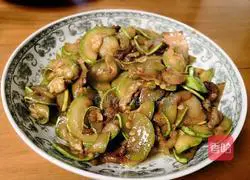 Illustration of how to make fried zucchini with meat 8