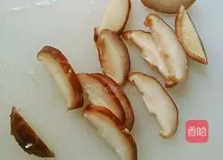 Illustration of how to make fried mushroom slices and steamed tofu 2