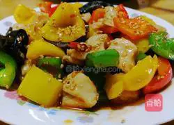 Illustration of how to make spicy stir-fried diced chicken 8