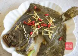 Illustration of how to make steamed lemon turbot 6