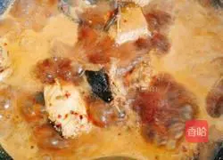 Illustration of how to make spicy fish cubes 2