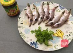 Cantonese style - Illustration of braised grilled fish in soybean sauce 1