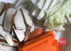 Illustration of how to make colorful vegetables 1