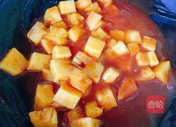 Illustration of how to make pineapple sweet and sour pork 13
