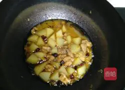 Illustration of how to make chicken legs stewed with potatoes 10