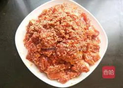 Illustration of how to make steamed pork with vermicelli 11