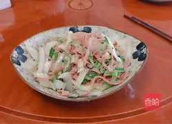 American ham stir-fried vegetable roots illustration 12